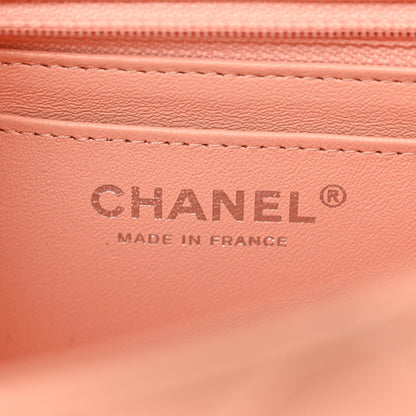 Chanel Lambskin Quilted Mini Rectangular Flap Light Pink 6 of 10