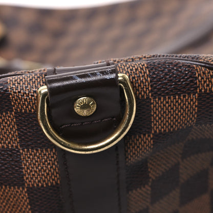 Louis Vuitton Damier Ebene Keepall Bandouliere 55 10 of 12