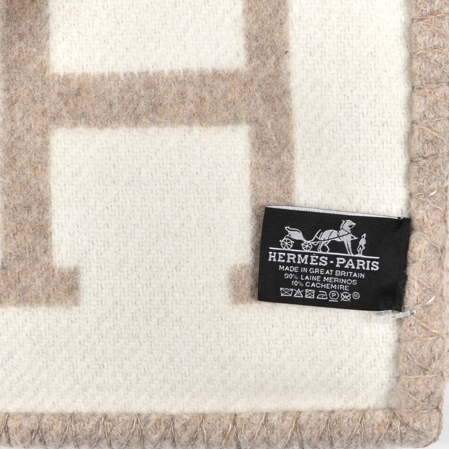Wool Cashmere Avalon III Blanket Coco Camomille
