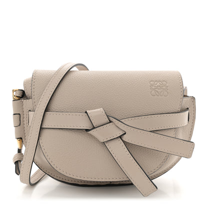 Loewe Grained Calfskin Mini Gate Crossbody Bag Light Oat 1 of 10