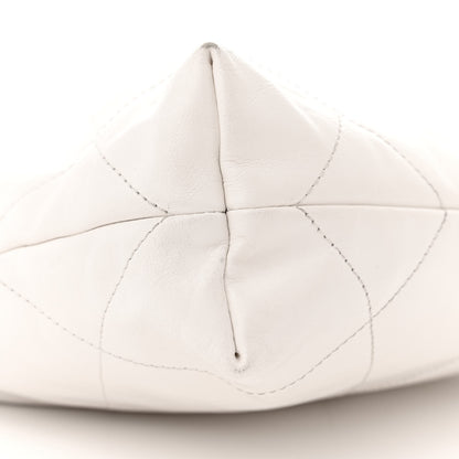 Chanel Shiny Calfskin Quilted Small Chanel 22 White 9 of 11