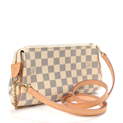 Louis Vuitton Damier Azur Eva Clutch 2 of 11