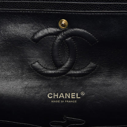 Chanel Caviar Quilted Medium Double Flap Black 6 of 15
