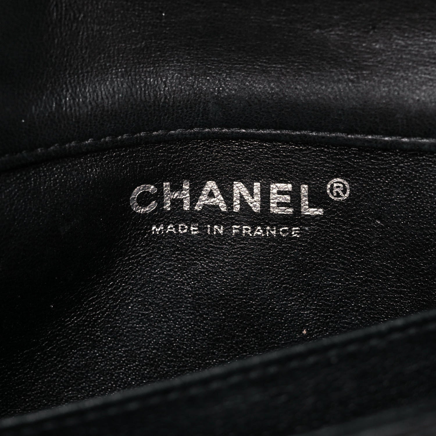 Chanel Lambskin Quilted Extra Mini Rectangular Flap Black 6 of 11