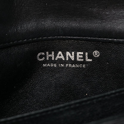 Chanel Lambskin Quilted Extra Mini Rectangular Flap Black 6 of 11