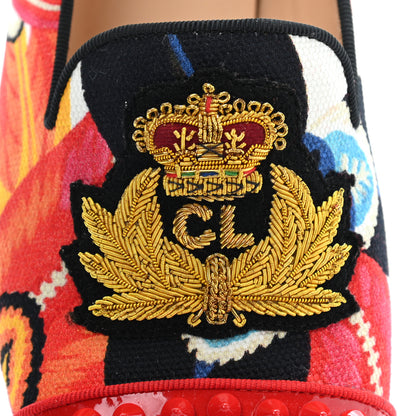 Christian Louboutin Patent Hawaii Intern Flat Loafers 35.5 Multicolor 9 of 9