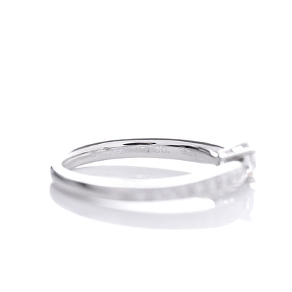 Tiffany Platinum Diamond .20ct Round Brilliant Harmony Engagement Ring 47 4 6 of 7