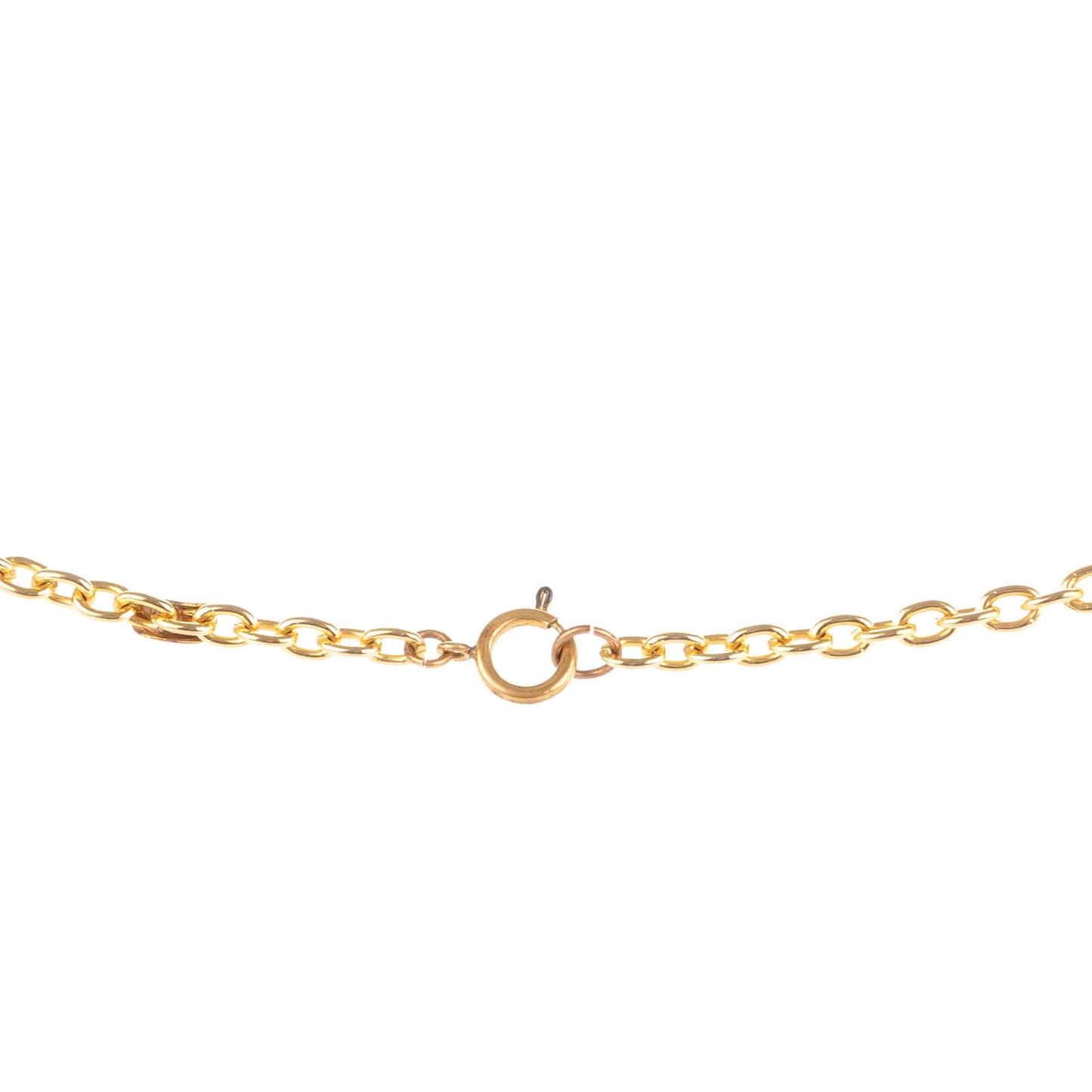 CC Charm Necklace Gold