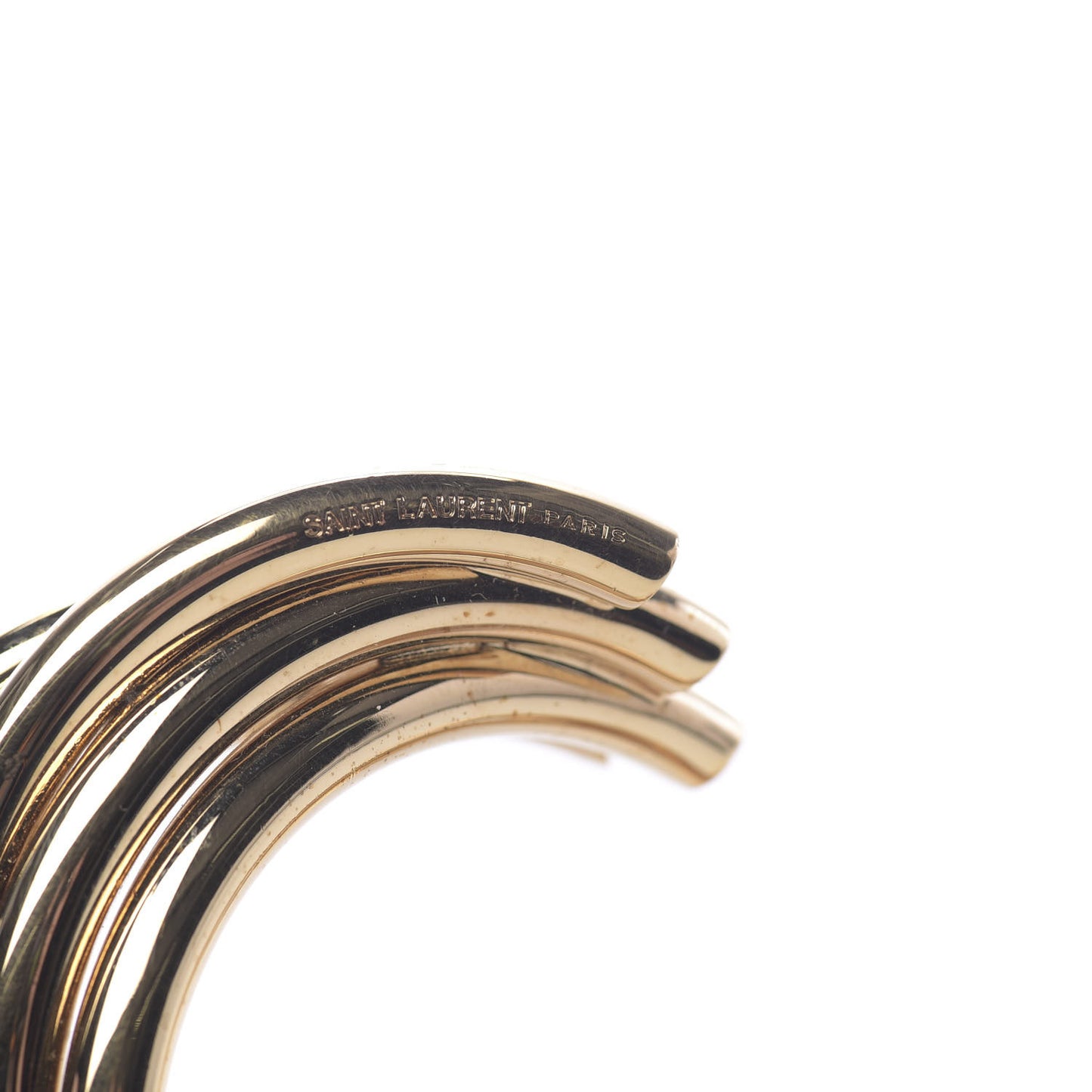 Brass Construction Cuff Bracelet M Gold