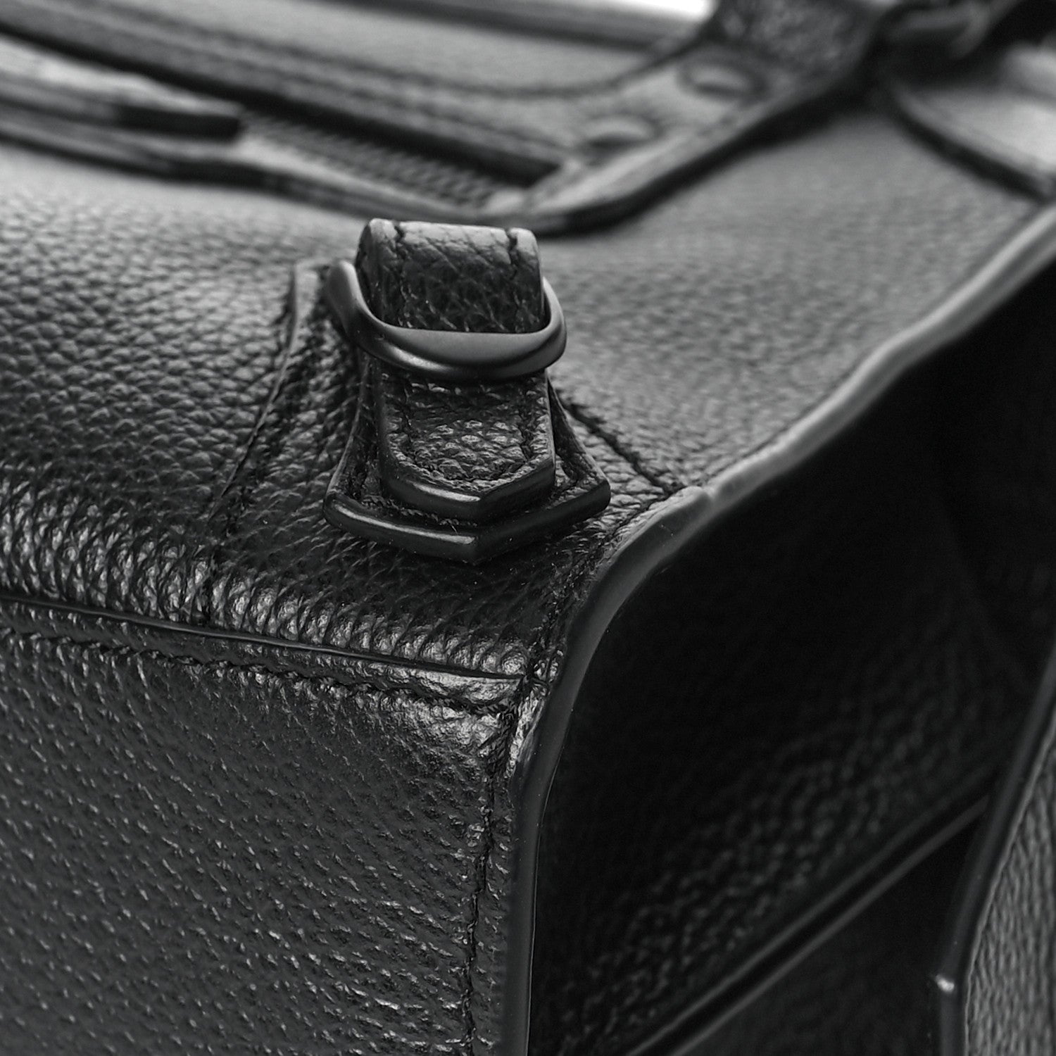 Balenciaga Grained Calfskin Neo Classic Black Hardware Mini City Black 7 of 7
