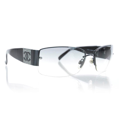 Chanel Crystal CC Logo Sunglasses 4117 B Black 1 of 7