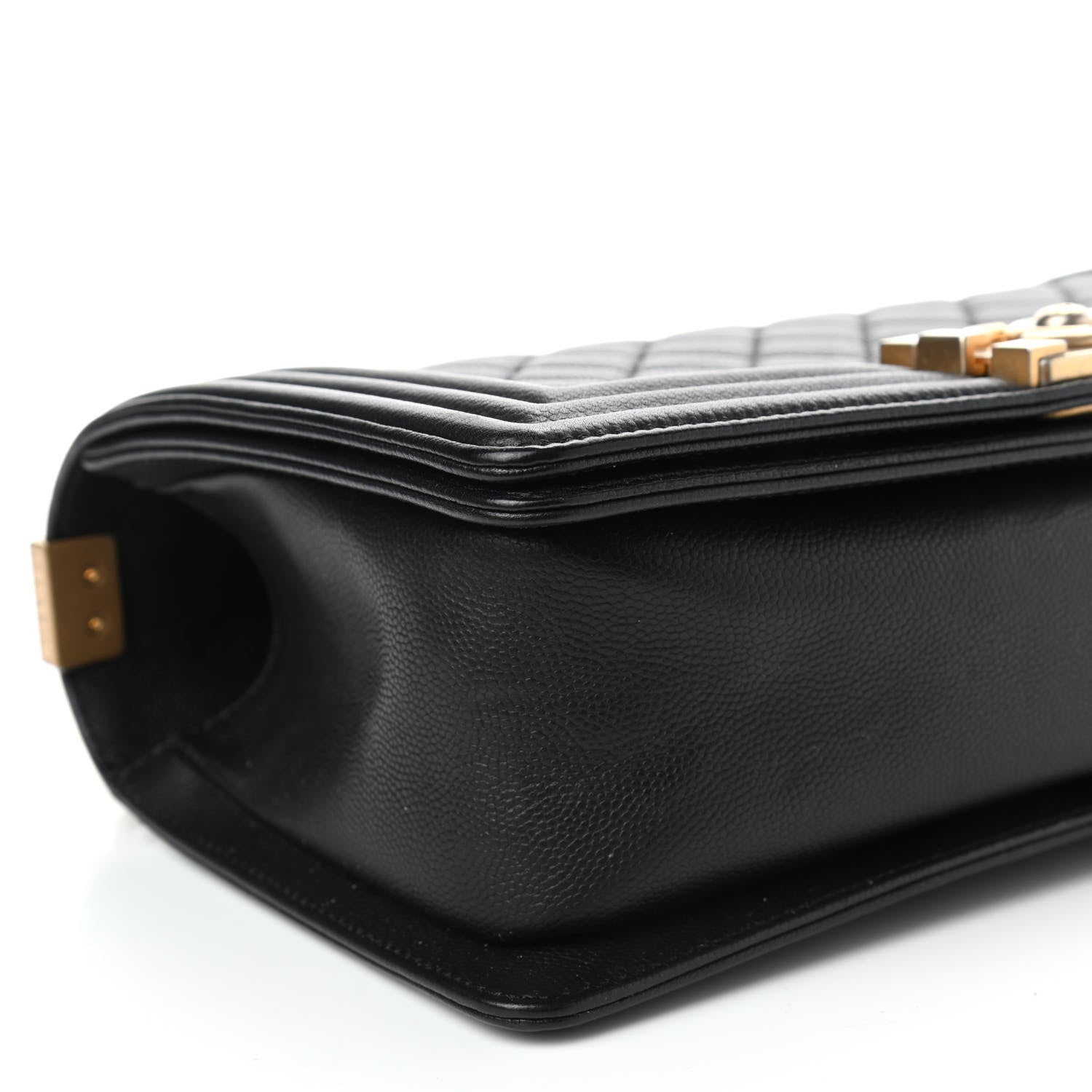 Chanel Caviar Quilted Medium Boy Flap Black 9 of 12