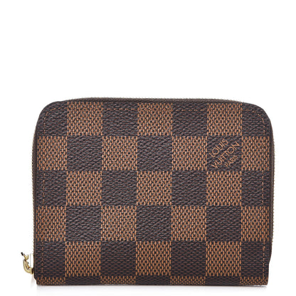 Louis Vuitton Damier Ebene Zippy Coin Purse 1 of 7