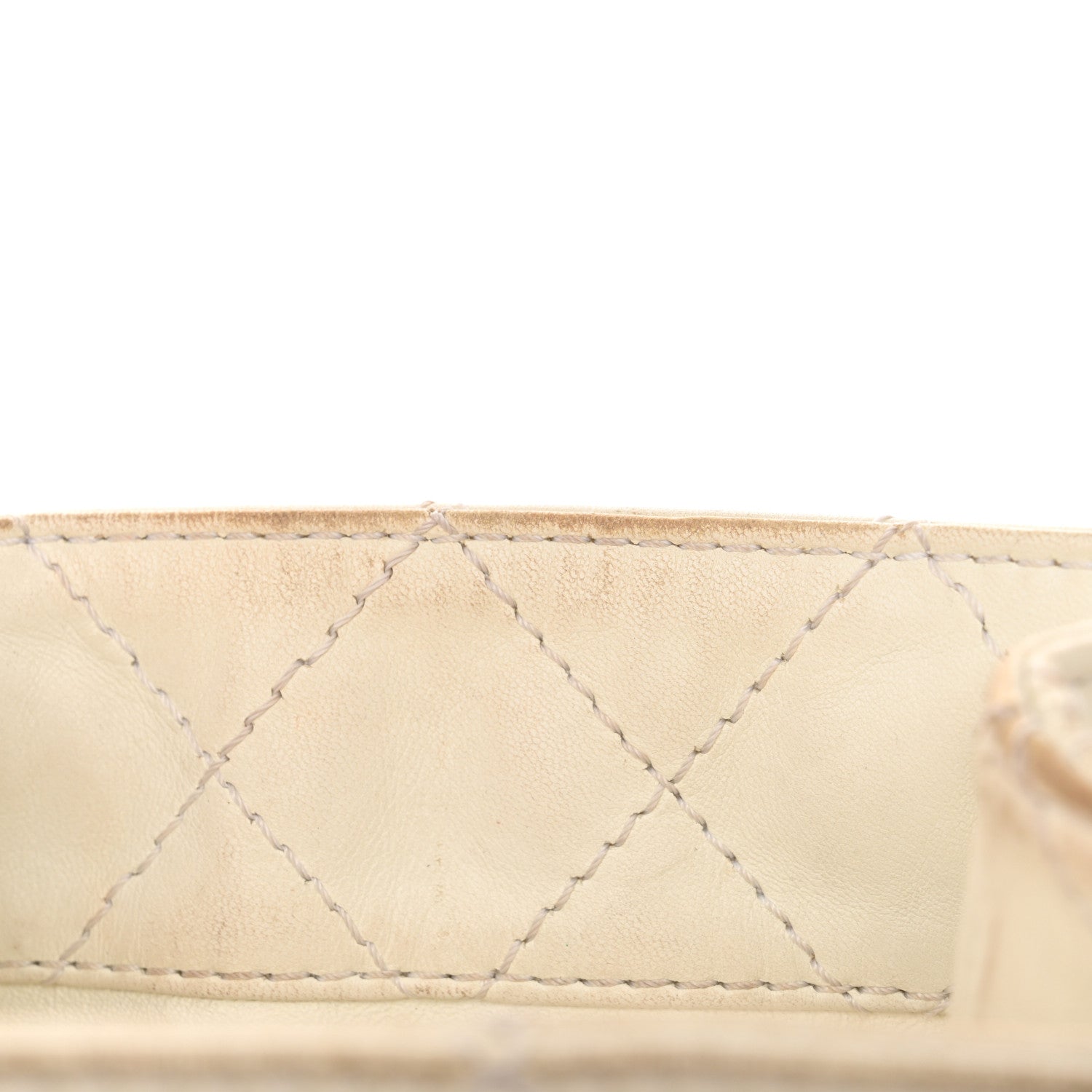 Chanel Lambskin Quilted Bi-Color Drawstring Shoulder Bag Black White 15 of 19