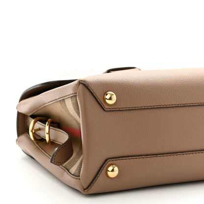 Burberry Derby Calfskin House Check Small Camberley Dark Sand 8 of 11