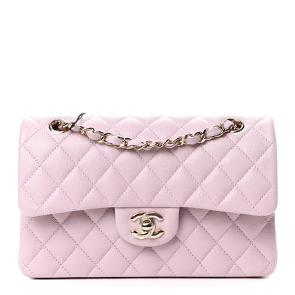 Chanel Caviar Quilted Small Double Flap Light Pink 1 of 4