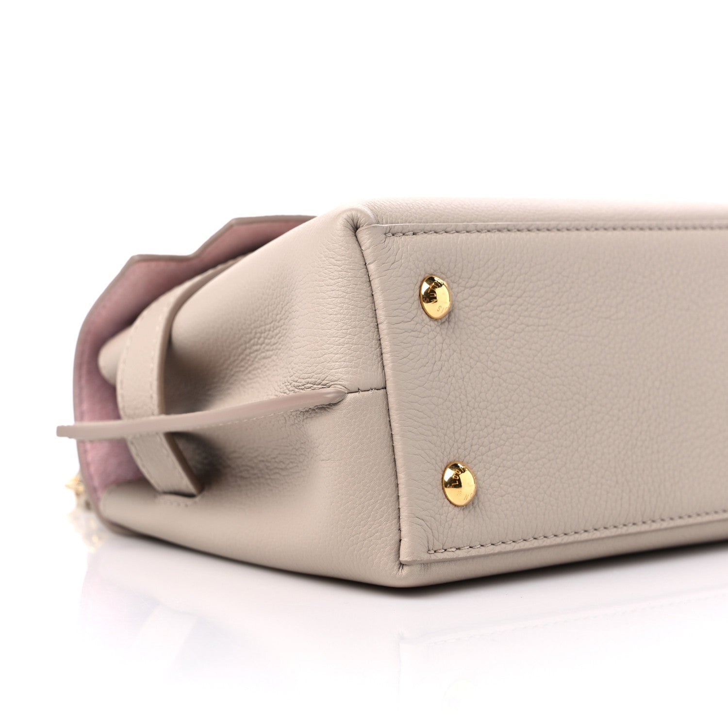 Louis Vuitton Soft Calfskin Mini Lockme Ever Greige 7 of 8