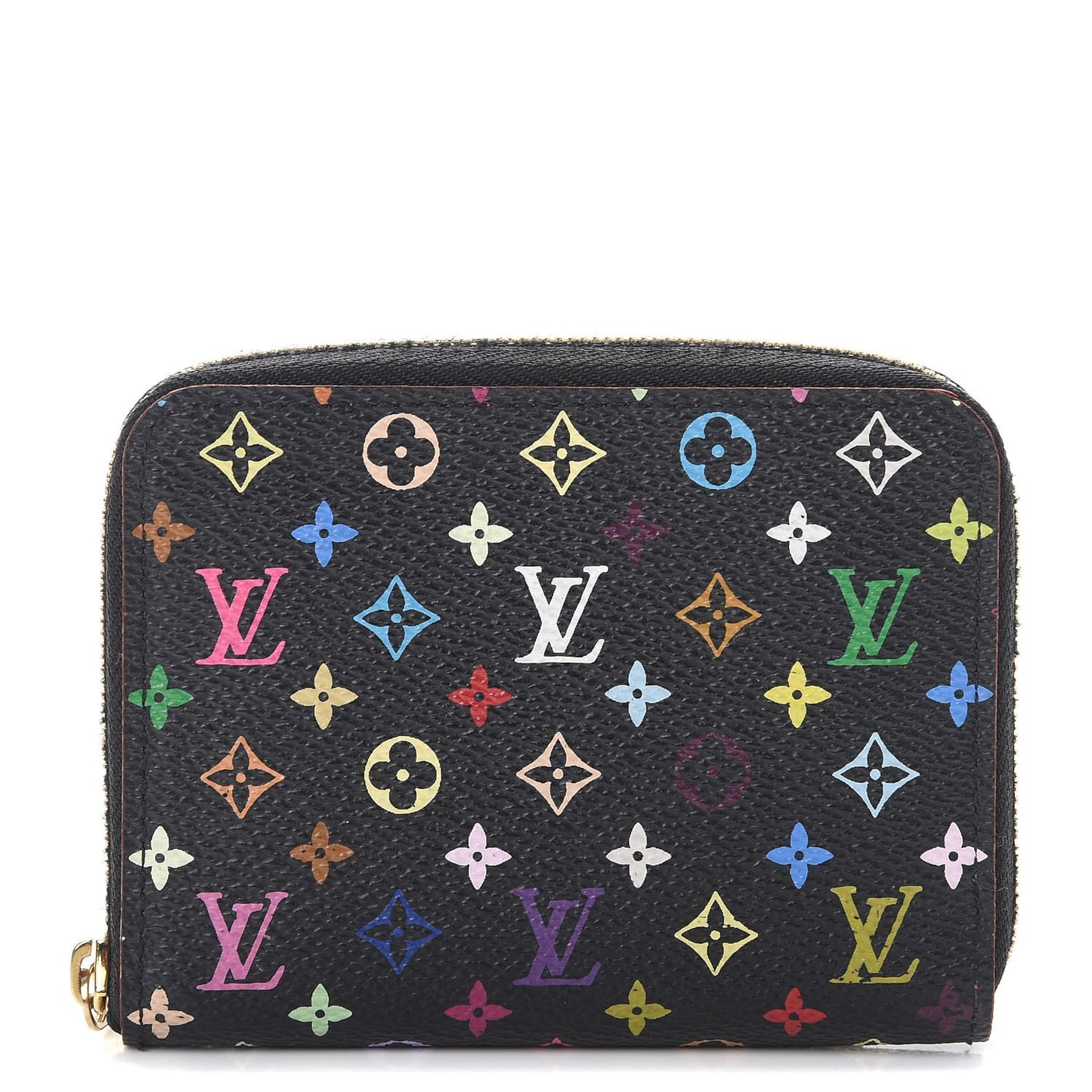 Monogram Multicolor Zippy Coin Purse Black Grenade