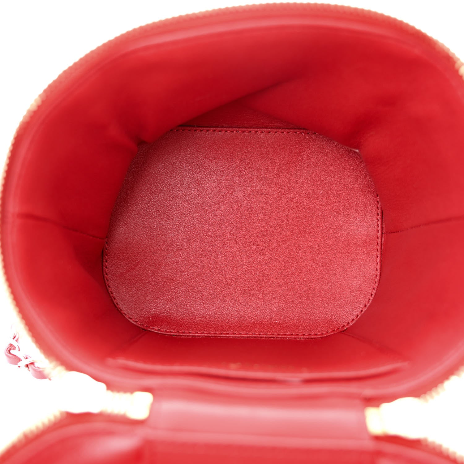 Chanel Lambskin Quilted Trendy Vanity Case Red 5 of 11