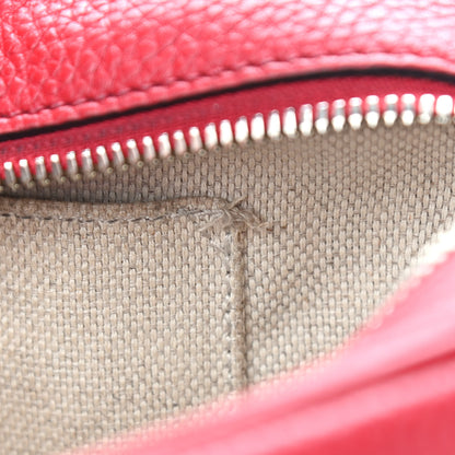 Gucci Pebbled Calfskin Small Soho Disco Bag Tabasco Red 8 of 14