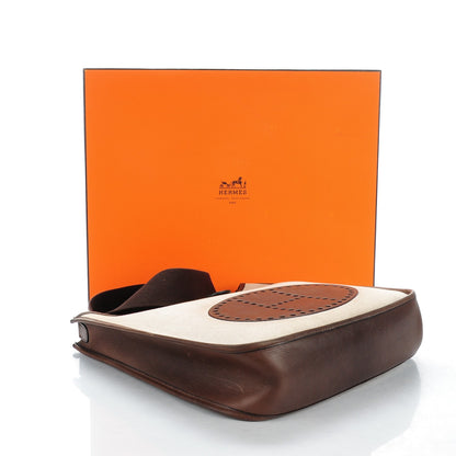 Hermes Toile Natural Barenia Evelyne GM Ebene 4 of 8