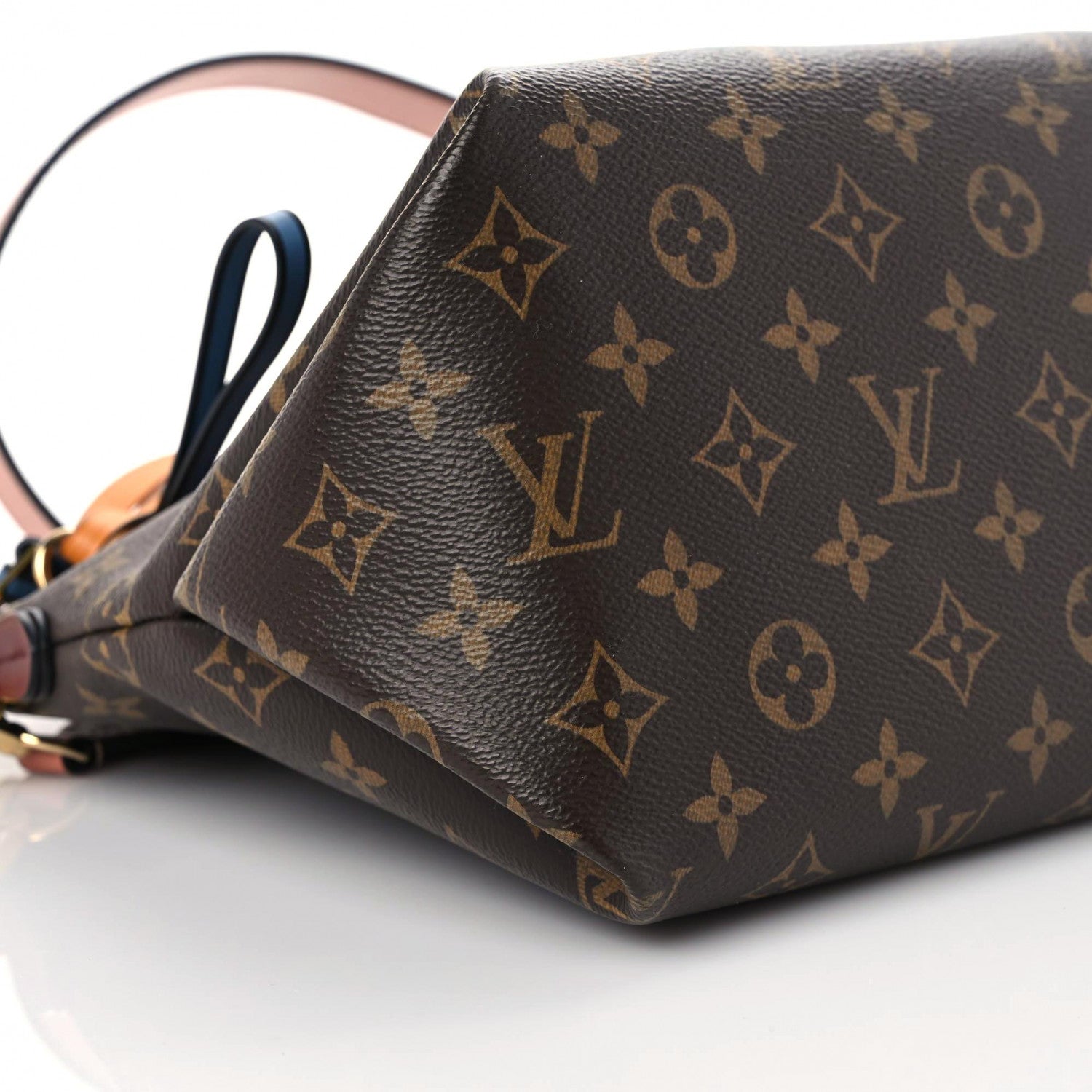 Louis Vuitton Monogram Beaubourg Hobo Mini Bordeaux Red Peach Safran Blue Jean Blue 7 of 8