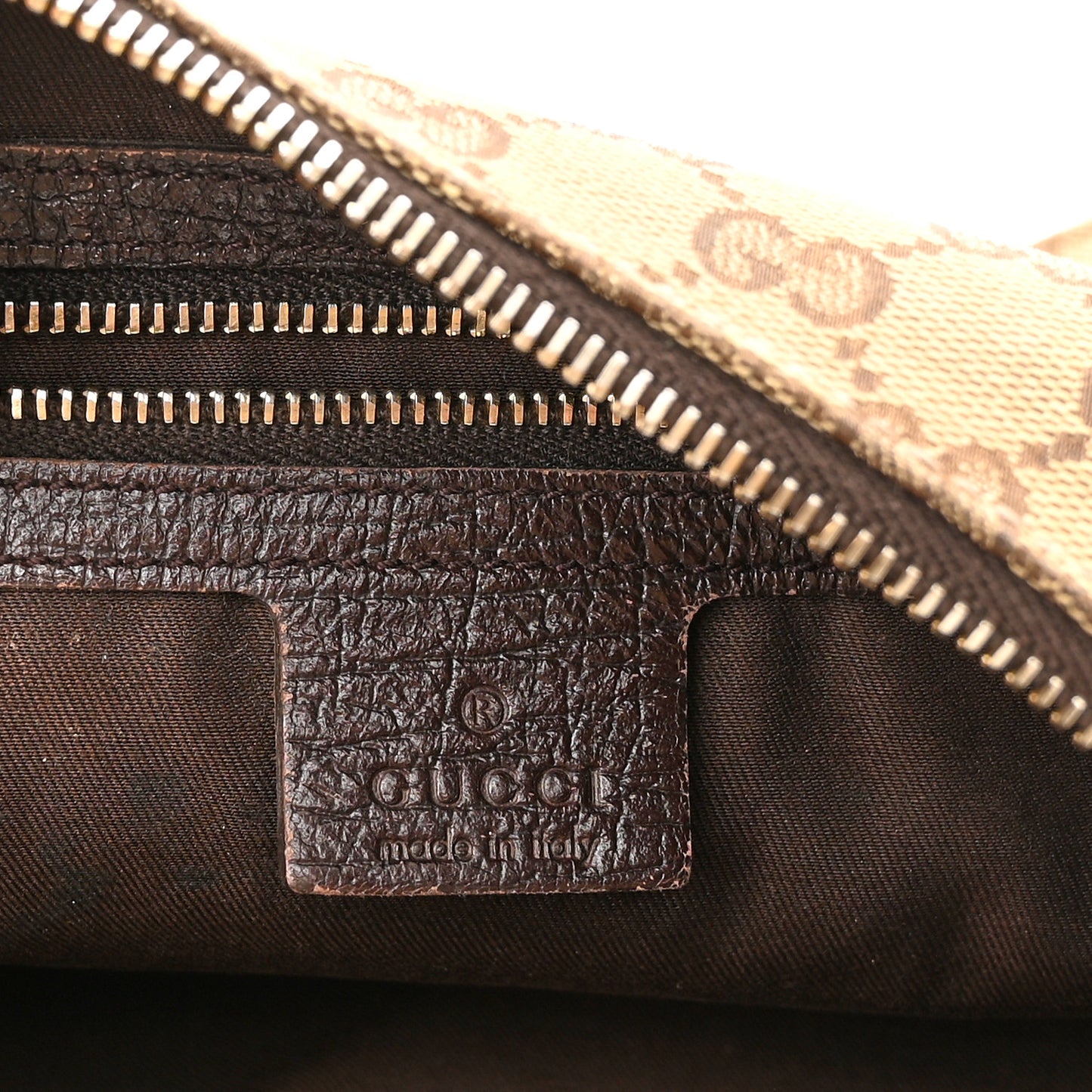 Monogram Medium Horsebit Chain Hobo Dark Brown