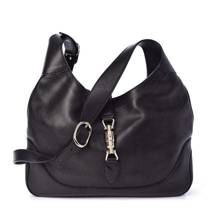 Gucci Calfskin Medium Jackie Shoulder Bag Black 1 of 9