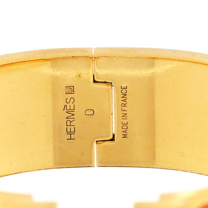 Hermes Enamel Wide Clic Clac H Bracelet PM Orange 4 of 4