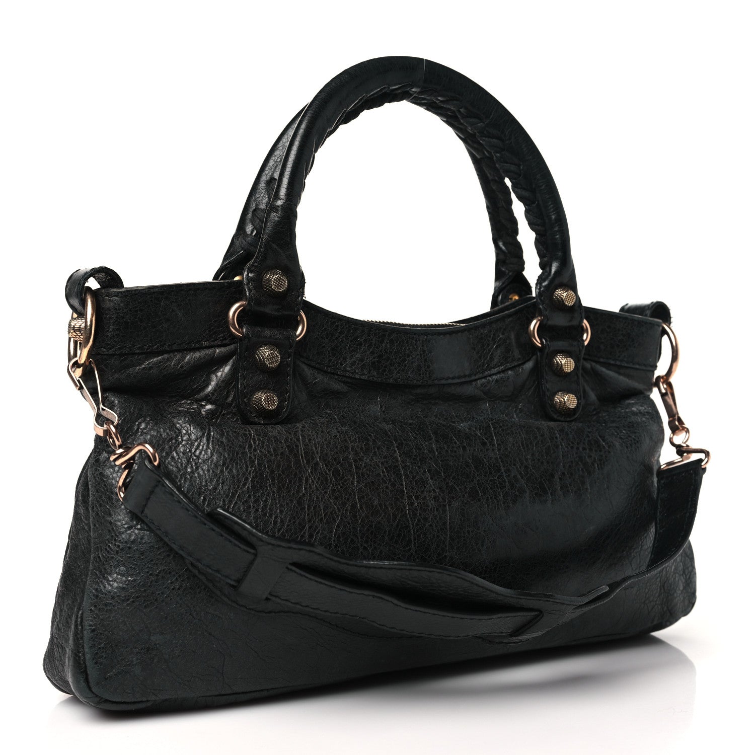 Balenciaga Agneau Giant 12 Rose Gold Hardware First Black 4 of 14