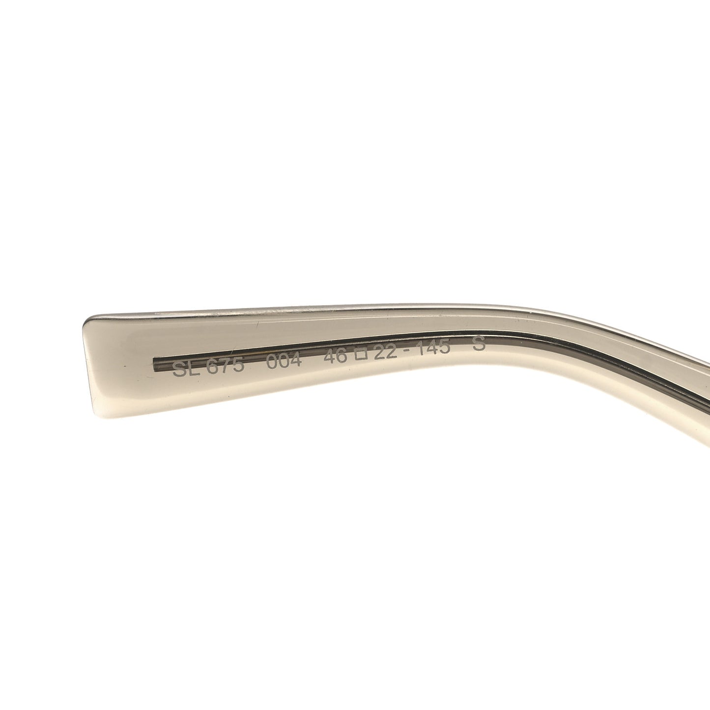 Transparent Acetate SL 675 Sunglasses Beige