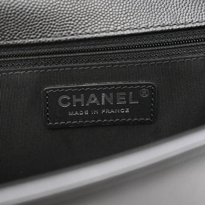 Chanel Caviar Quilted New Medium Boy Flap Black 6 of 12