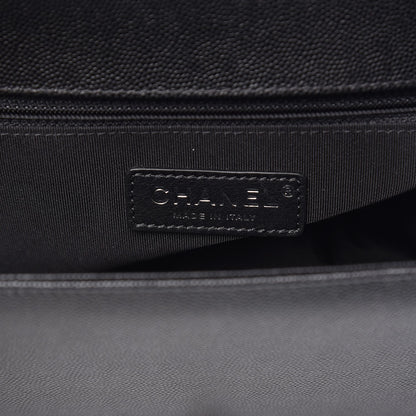 Chanel Caviar Quilted New Medium Boy Flap Black 6 of 8