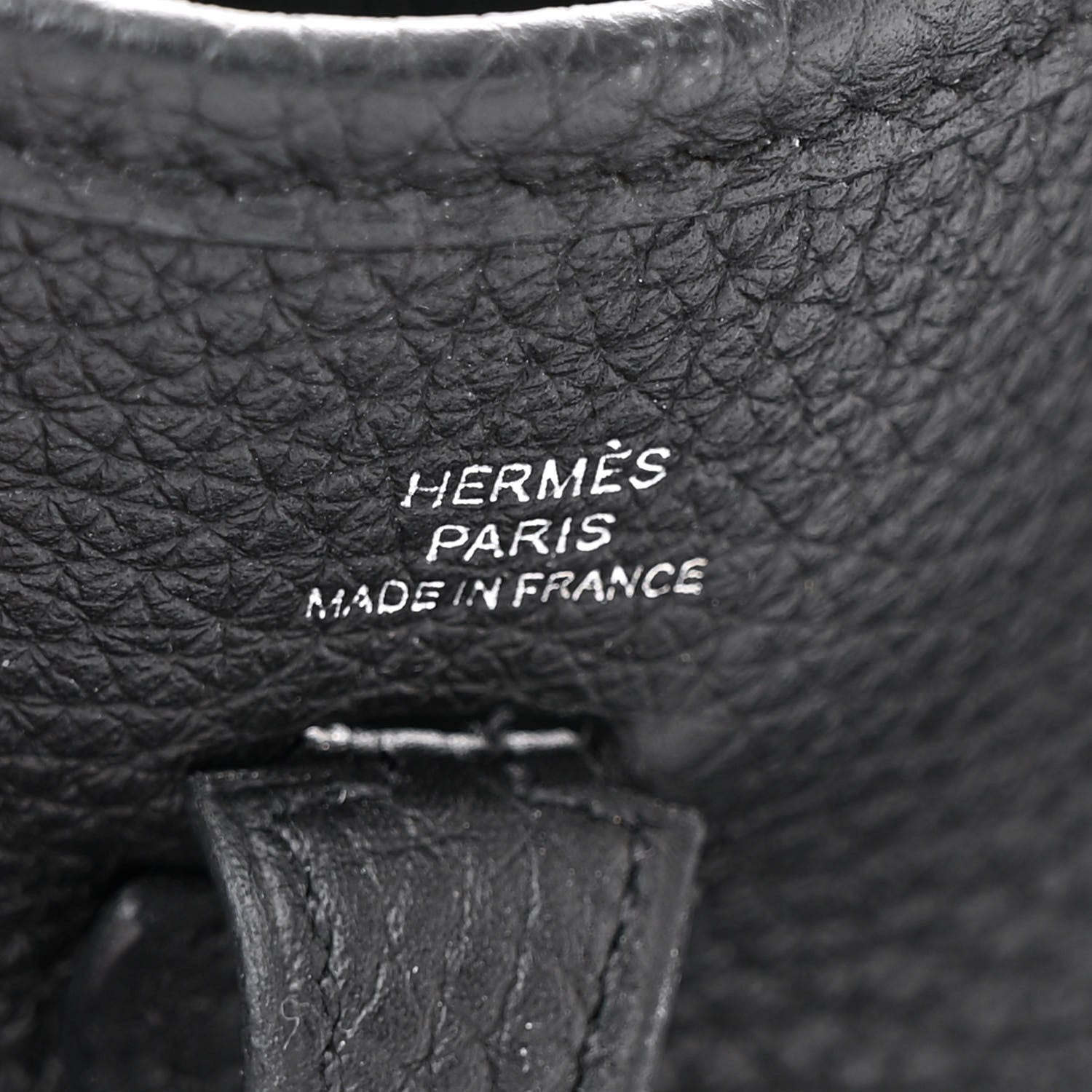 Hermes Taurillon Clemence Evelyne TPM Black 6 of 14
