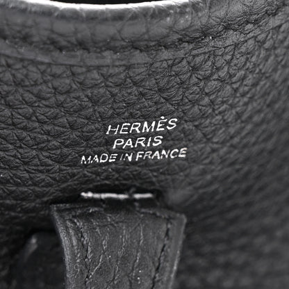 Hermes Taurillon Clemence Evelyne TPM Black 6 of 14