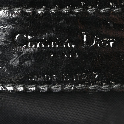 Christian Dior Patent Cannage Large Dior Soft Shopping Tote Black 6 of 10