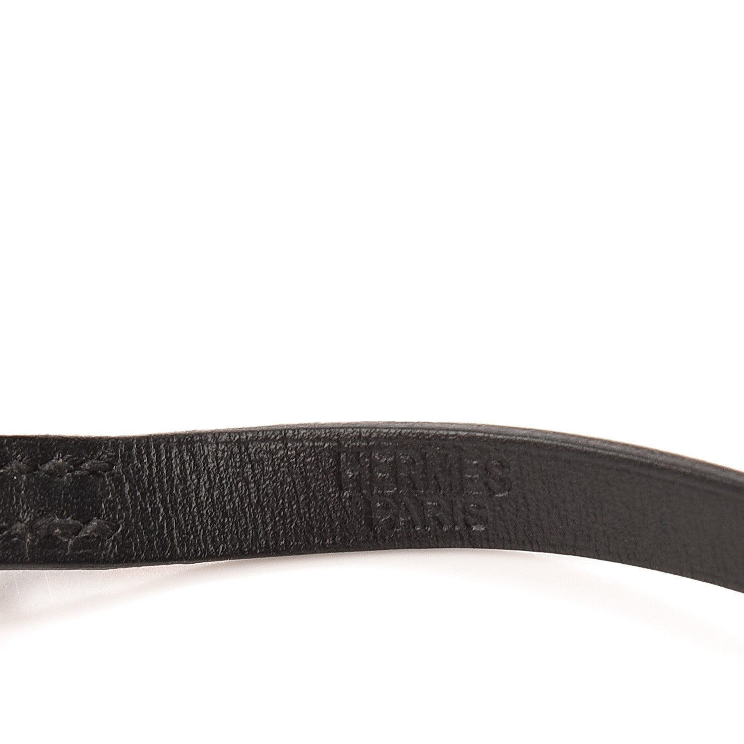 Hermes Chamonix Hapi 3MM Triple Tour Wrap Bracelet M Black 3 of 7