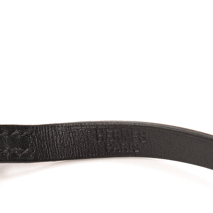 Hermes Chamonix Hapi 3MM Triple Tour Wrap Bracelet M Black 3 of 7