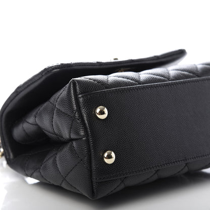 Chanel Caviar Quilted Extra Mini Coco Handle Flap Black 6 of 9