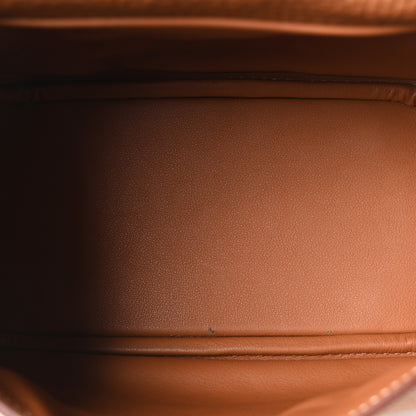 Hermes Taurillon Clemence Mini Lindy 20 Gold 4 of 9