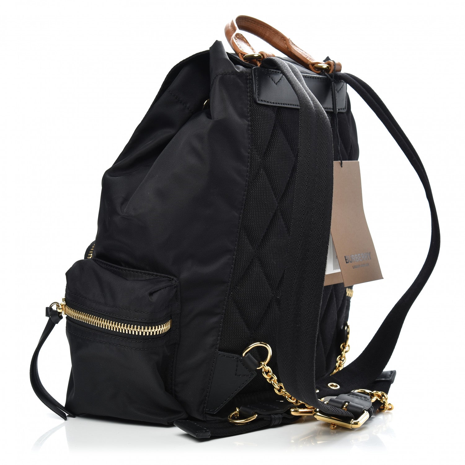 Burberry Nylon Medium Rucksack Backpack Black 2 of 9