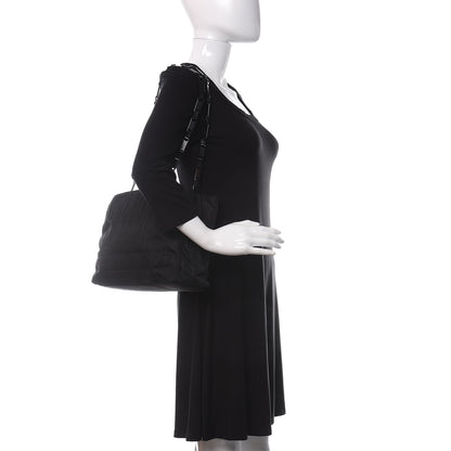 Prada Tessuto Nylon Chain Tote Black 2 of 10