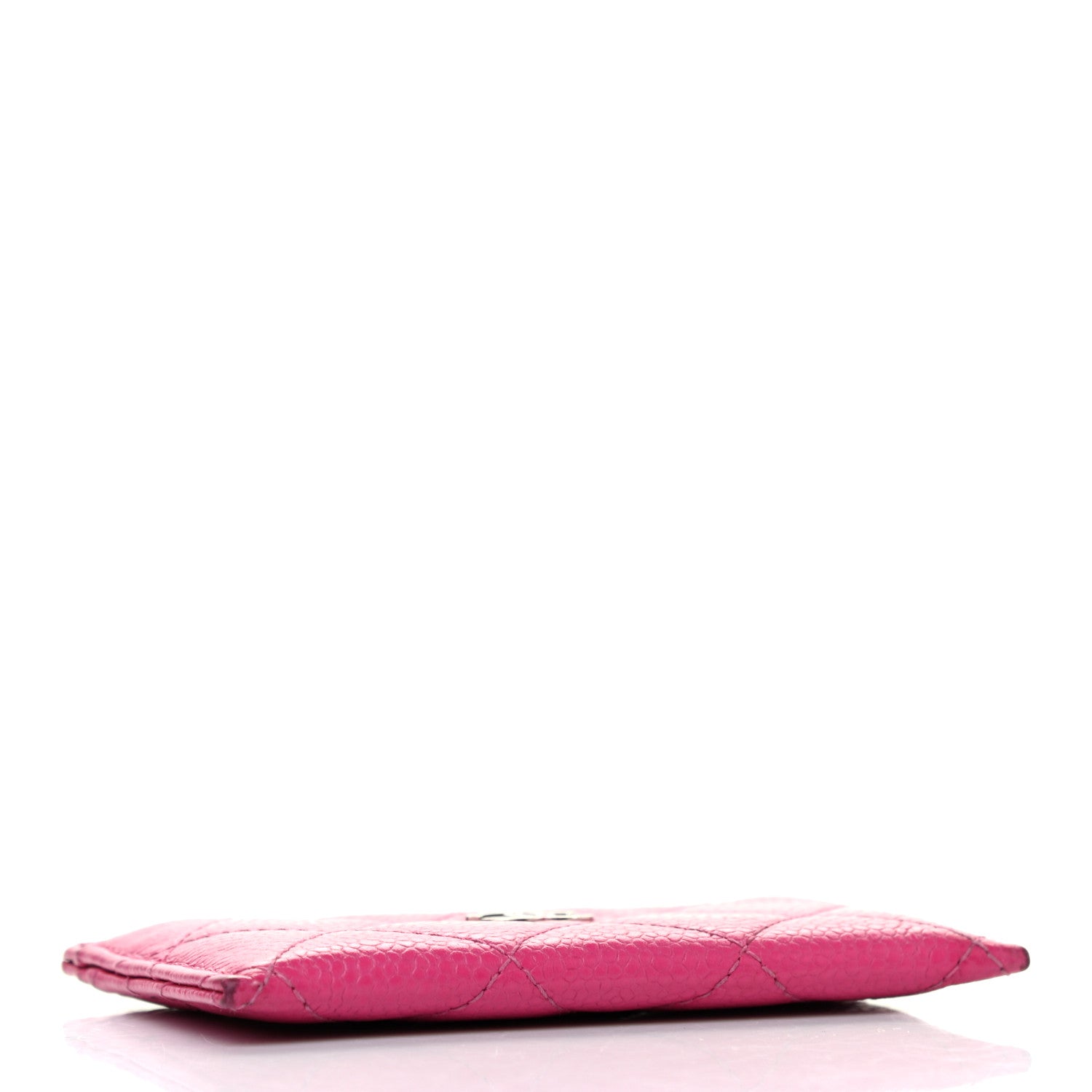 Chanel Caviar Quilted Card Holder Pink 4 of 10