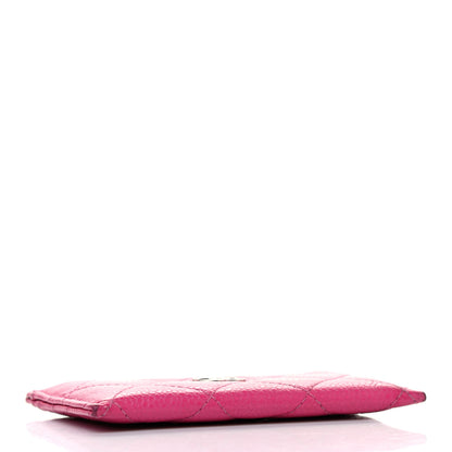 Chanel Caviar Quilted Card Holder Pink 4 of 10