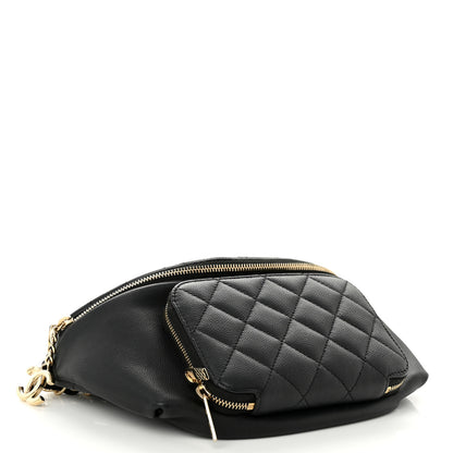 Chanel Caviar Quilted Business Affinity Waist Belt Bag Black 4 of 11