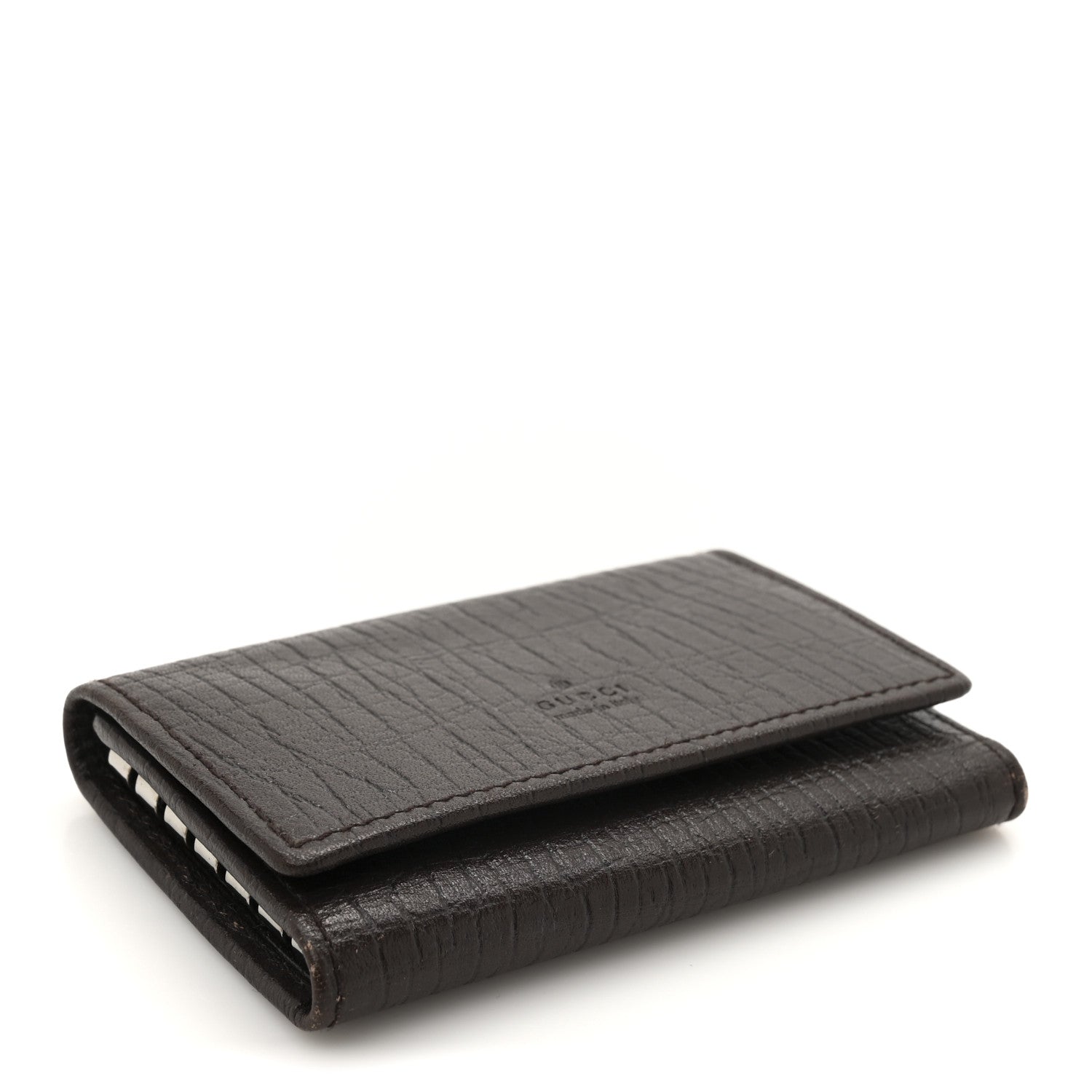 Gucci Calfskin 6 Key Holder Brown 4 of 10