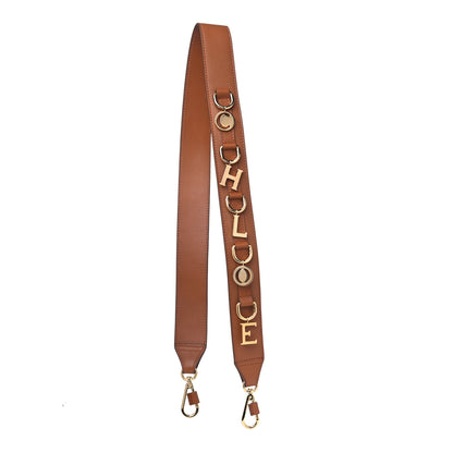 Chloe Smooth Calfskin Alphabet Strap Caramel 1 of 4