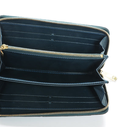 Louis Vuitton Vernis Zippy Wallet Blue Nuit 5 of 9