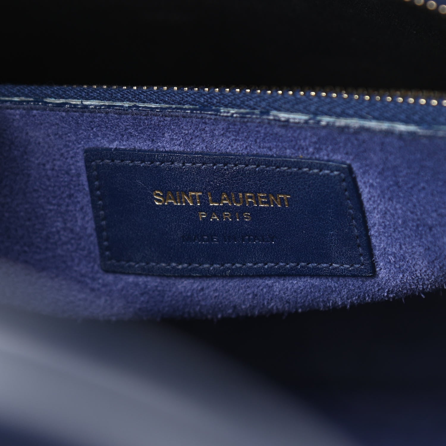 Saint Laurent Calfskin Nano Sac De Jour New Marine 5 of 9