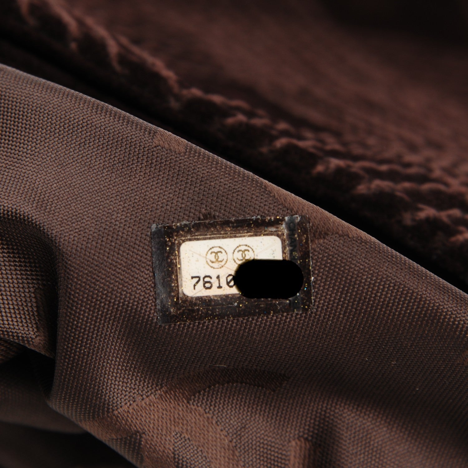 Chanel Suede Stitched Tote Dark Brown 7 of 7